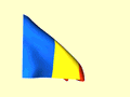 Flag Romania animated gif